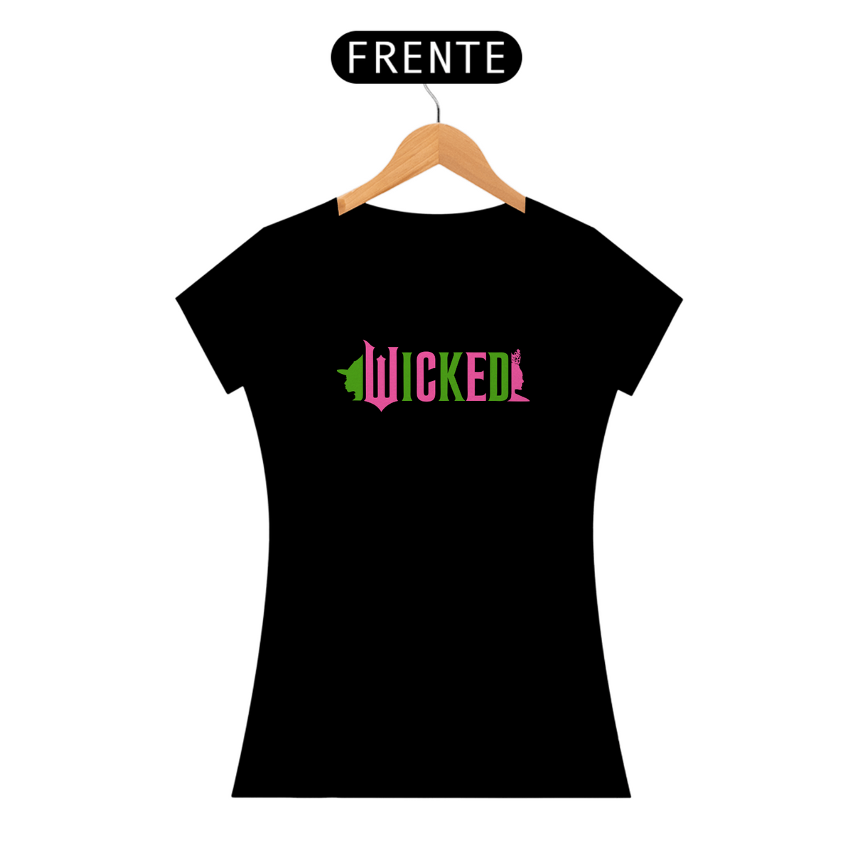 Nome do produto: Camiseta Plus Size - Wicked / Gelphie