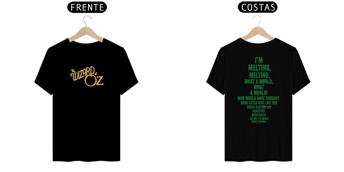 Nome do produto: Camiseta - The WIzard Of Oz / Melt