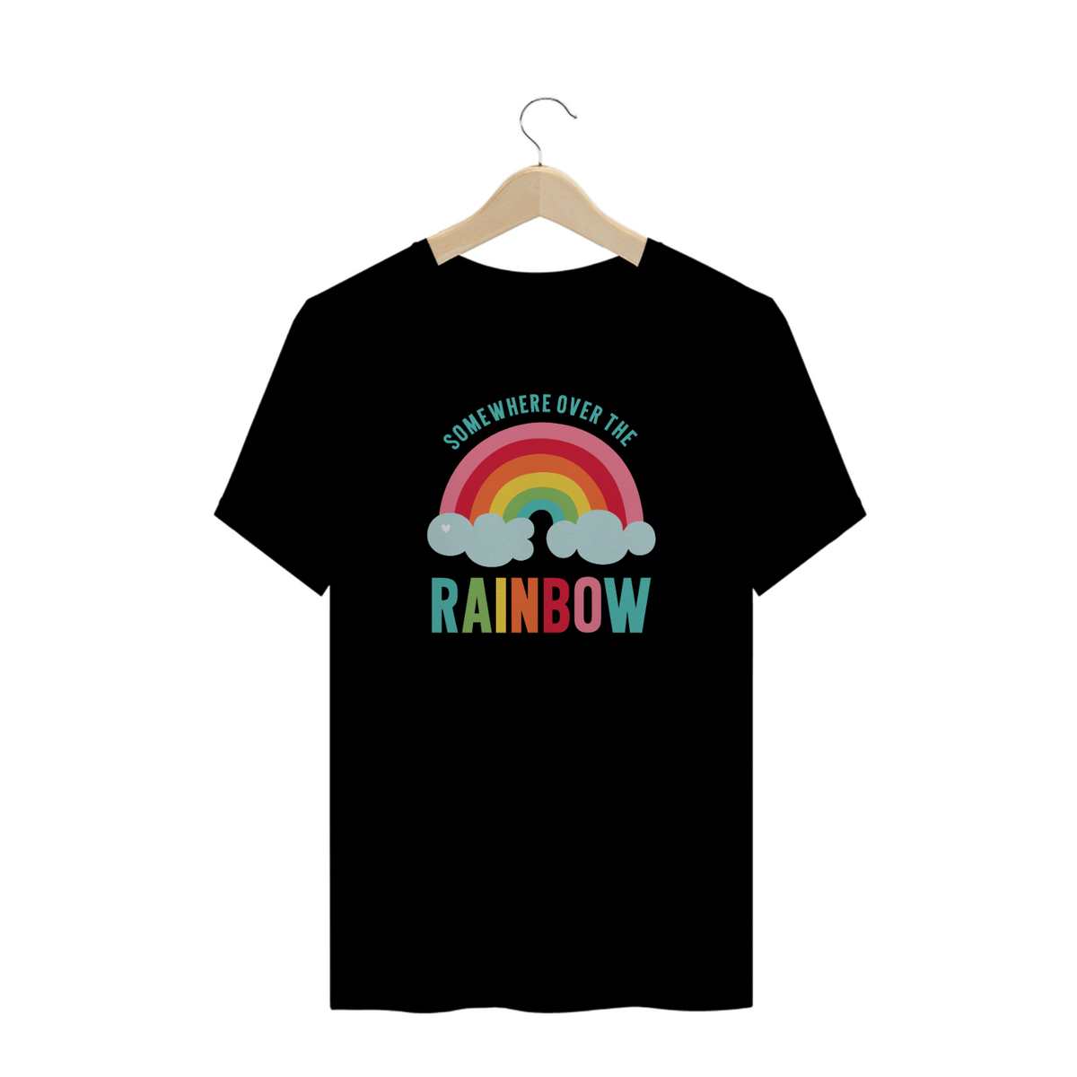 Nome do produto: Camiseta Plus Size - Over The Rainbow