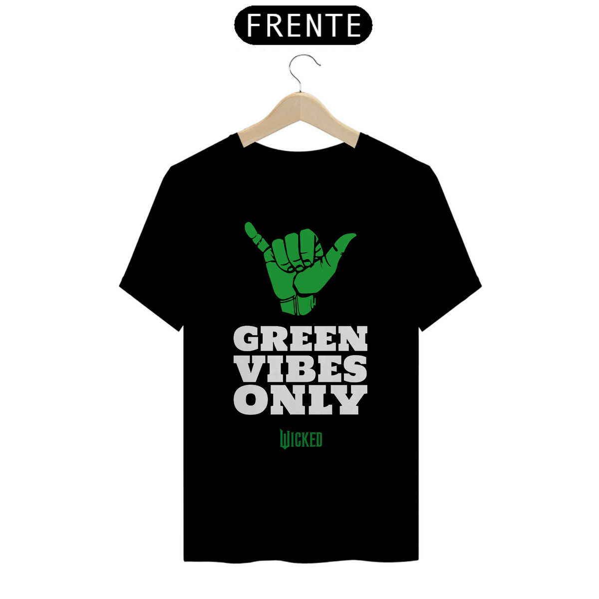 Nome do produto: Camiseta - Green Vibes Only