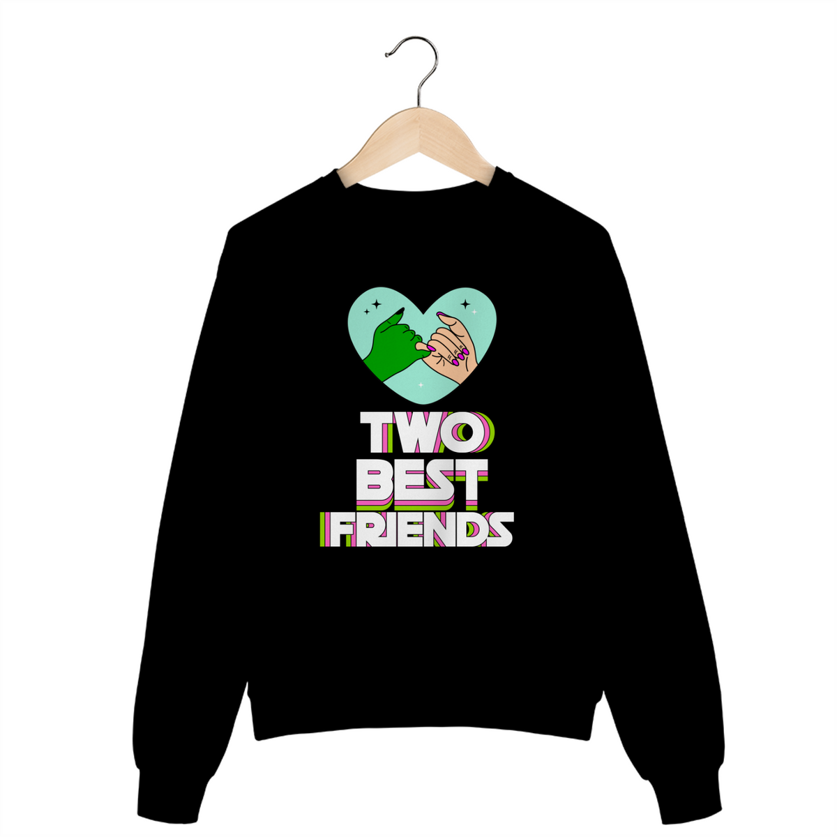 Nome do produto: Moletom Fechado - Two Best Friends