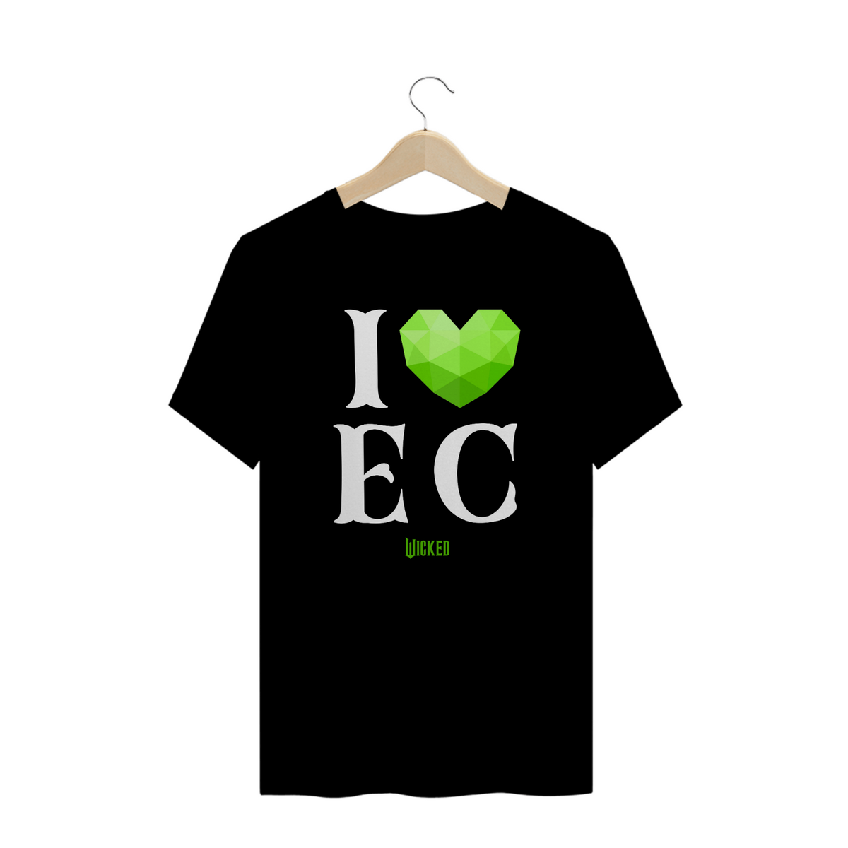 Nome do produto: Camiseta Plus Size - I Love Emerald City