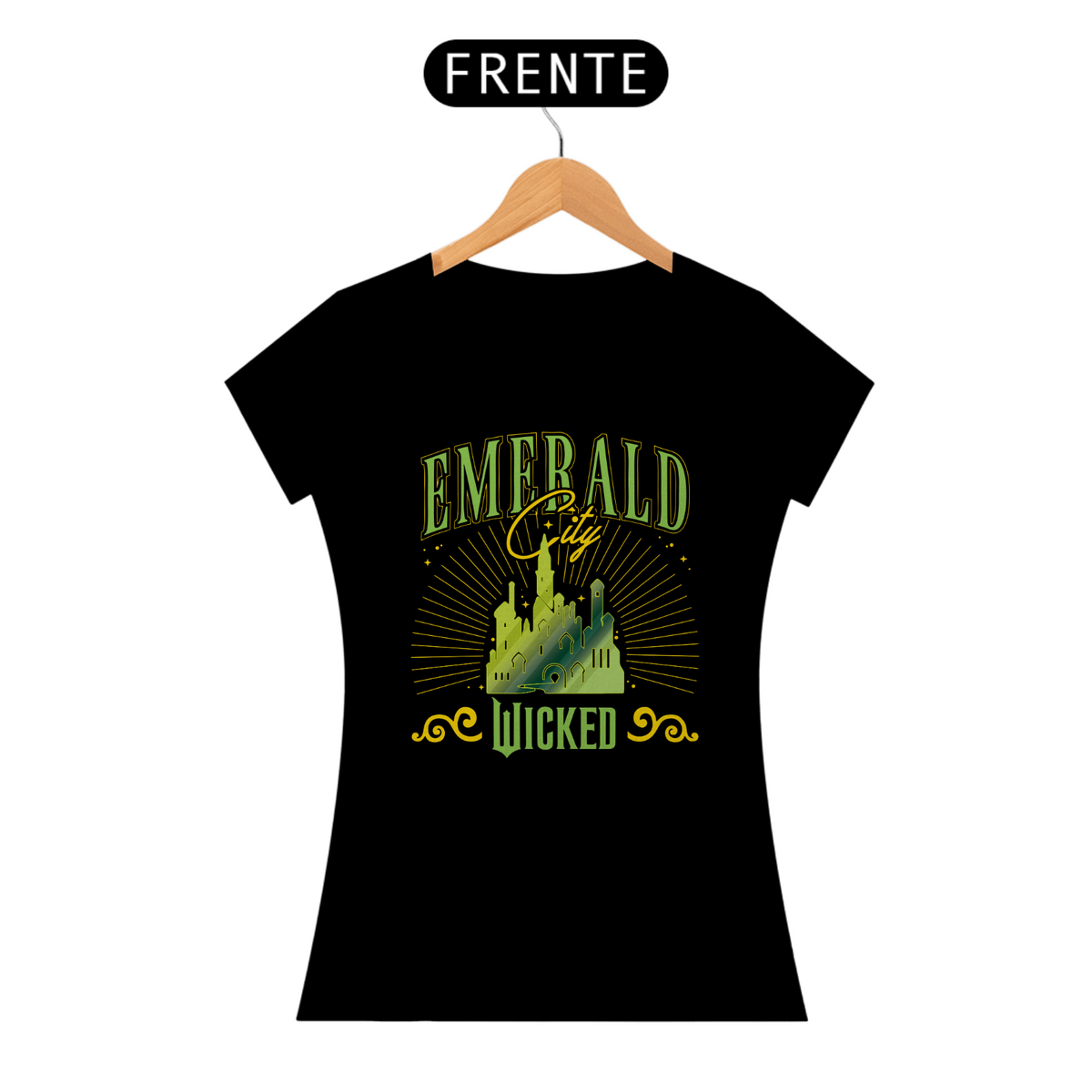 Nome do produto: Camiseta Feminina - Emerald City