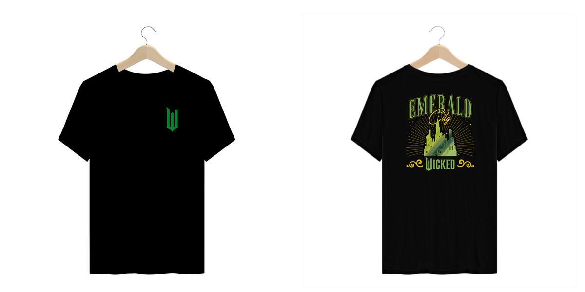 Nome do produto: Camiseta Plus Size- Wicked / Emerald City