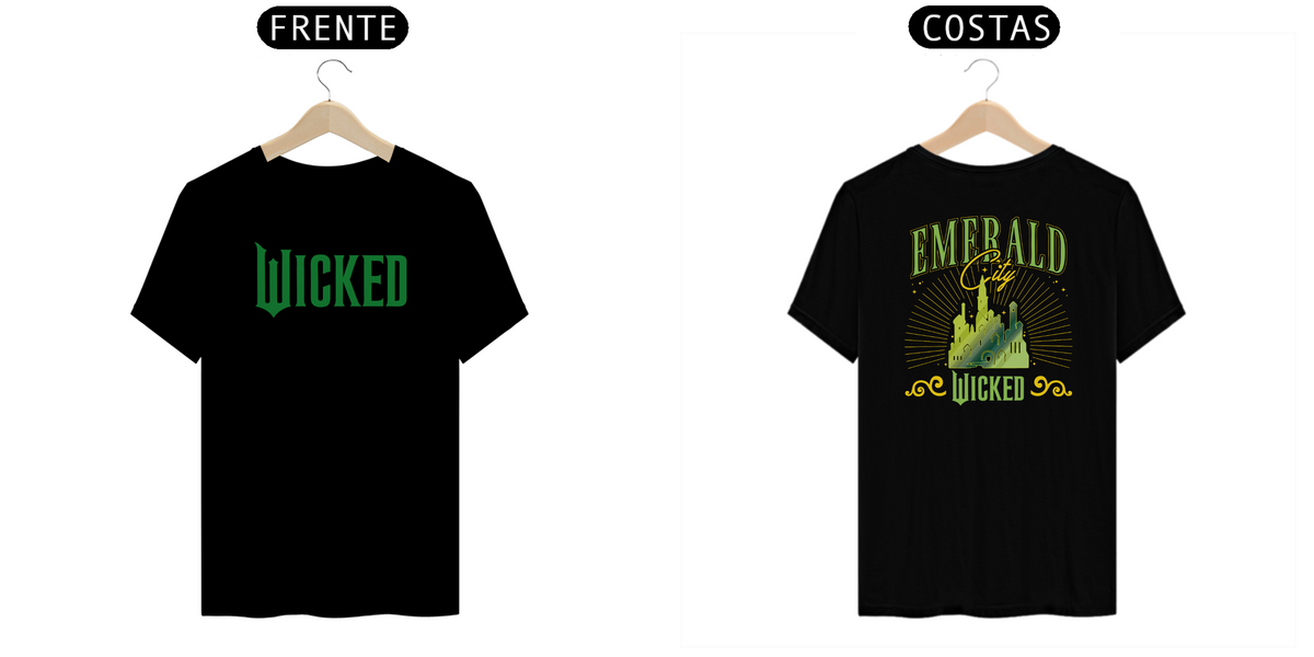 Nome do produto: Camiseta - Wicked / Emerald City