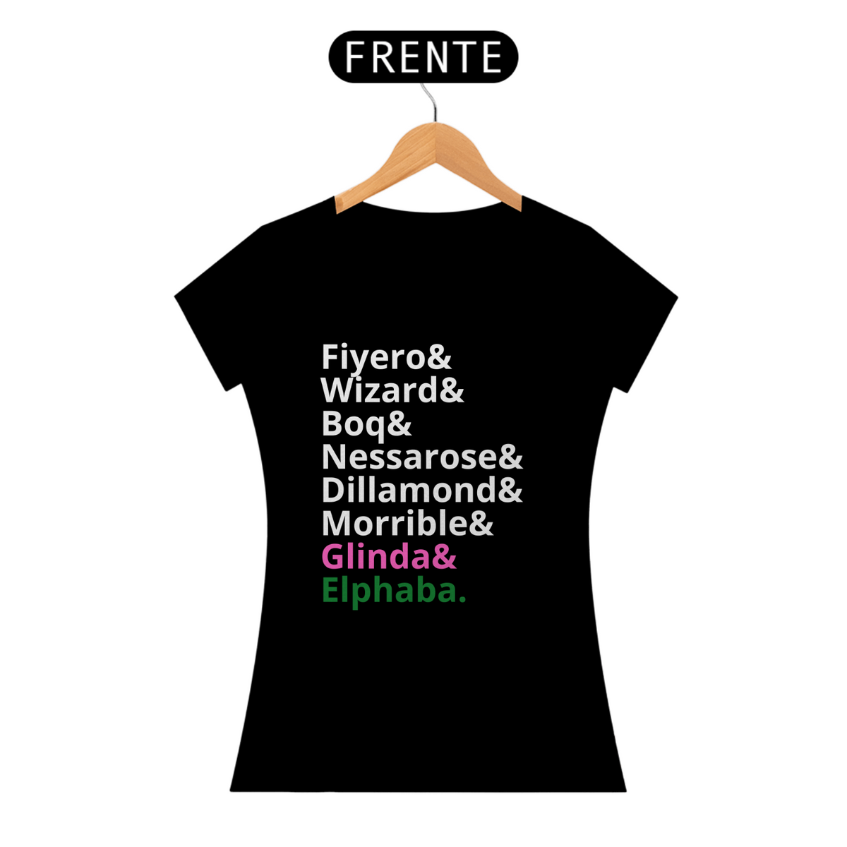 Nome do produto: Camiseta Feminina - Characters