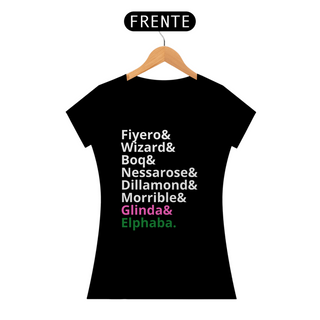 Camiseta Feminina - Characters