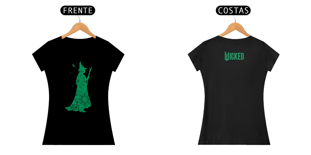 Nome do produto: Camiseta Feminina - Elphaba