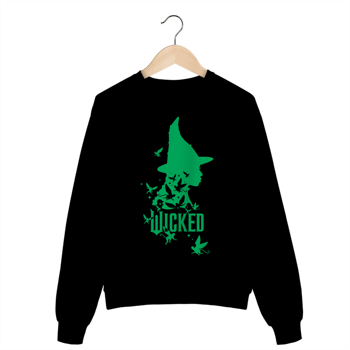 Nome do produto: Moletom Fechado - Wicked Movie / Elphaba