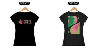 Nome do produtoCamiseta Feminina - Wicked Movie (Pink And Green)