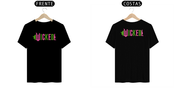 Camiseta - Wicked Movie (Pink And Green)