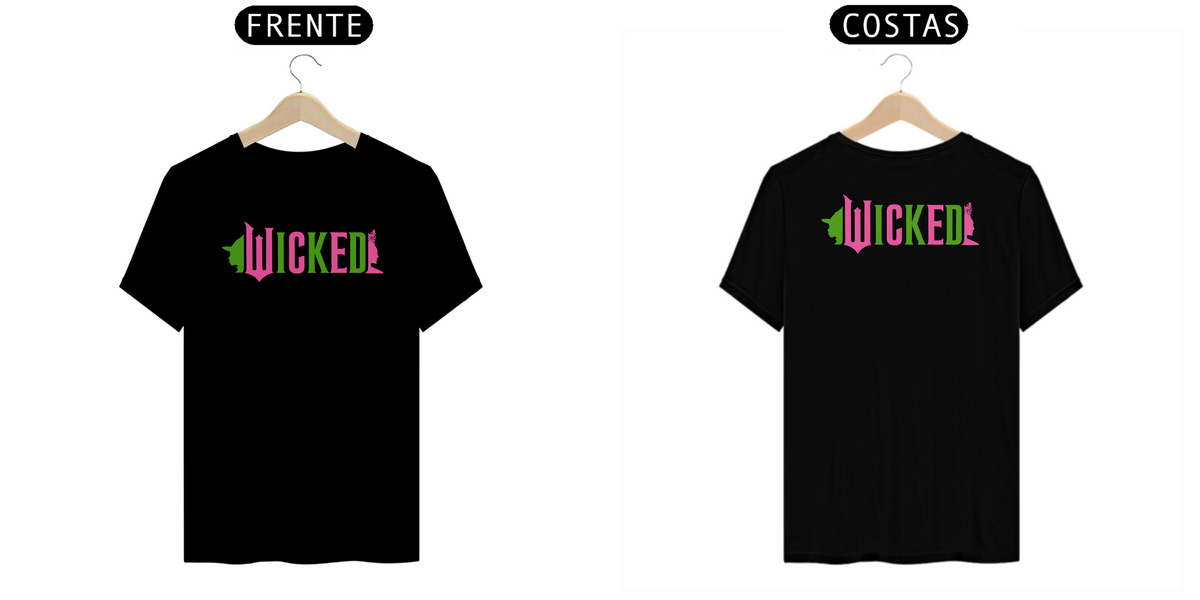 Nome do produto: Camiseta - Wicked Movie (Pink And Green)