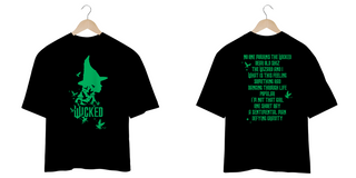 Camiseta Oversized - Wicked /Act I Songs 