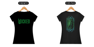 Nome do produtoCamiseta Feminina - Wicked Witch (Frente e Costas)