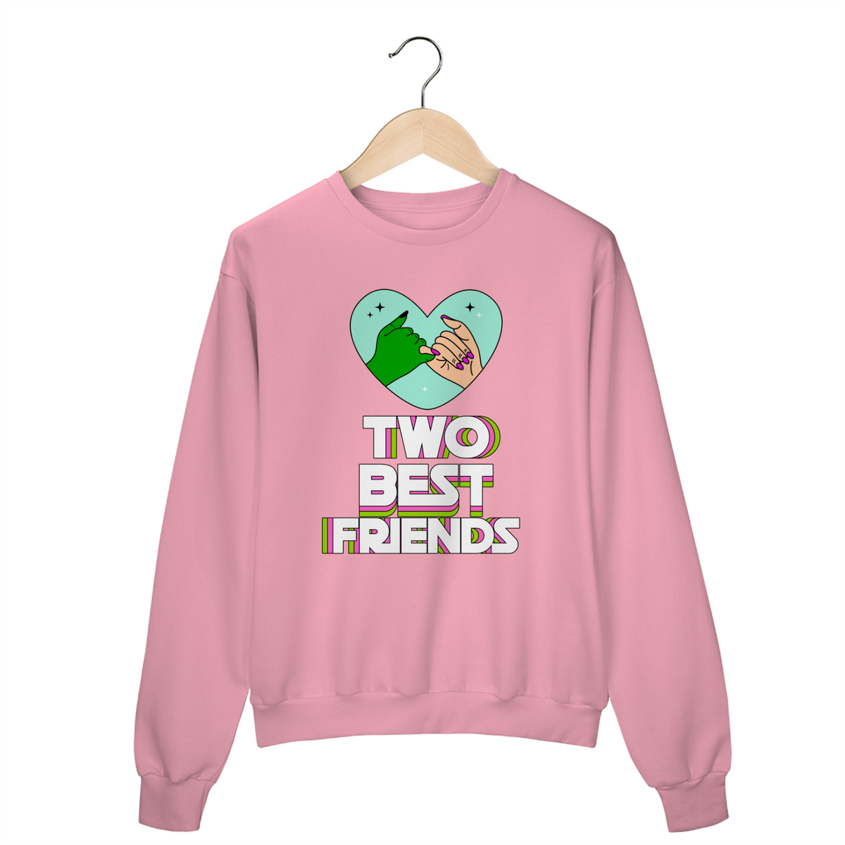 Nome do produto: Moletom Fechado - Two Best Friends