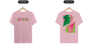 Nome do produtoCamiseta (Algodão Peruano) - Wicked Movie (Pink And Green)