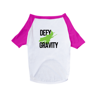 Nome do produtoCamisa Pet Dog - DEFY GRAVITY