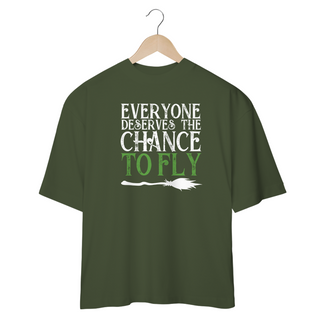 Nome do produtoCamisa Oversized - Everyone Deserves The Chance to Fly