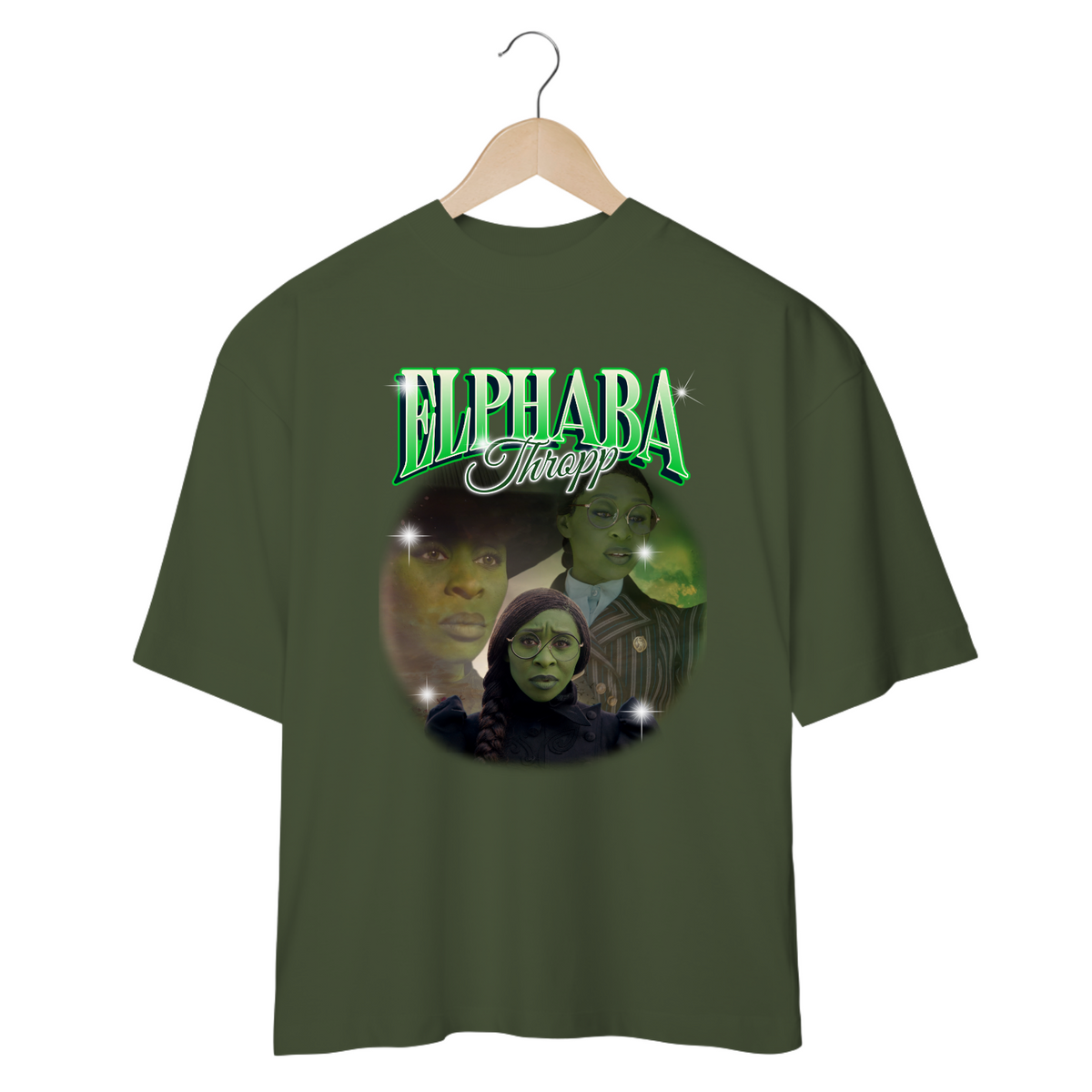 Nome do produto: Camiseta Oversized - Elphaba Thropp