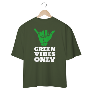 Camiseta Oversized - Green Vibes Only