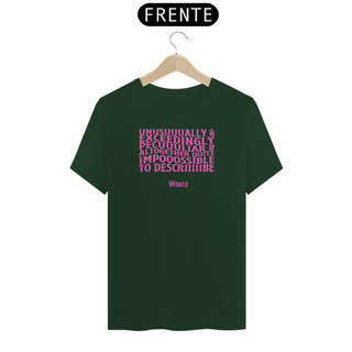 Nome do produtoCamiseta (Algodão Peruano) - Impossible to Describe