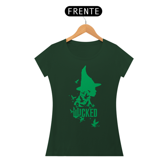 Camiseta Feminina (Algodão Peruano) - Wicked Movie / Elphaba