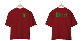 Nome do produtoCamiseta Oversized - Wicked Logo Lateral (Frente e Costas)