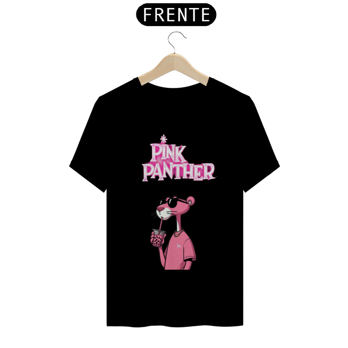 Nome do produto: Camiseta Pantera Rosa