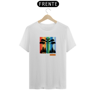 T-Shirt Classic Rafenni Unissex Floresta Colorida