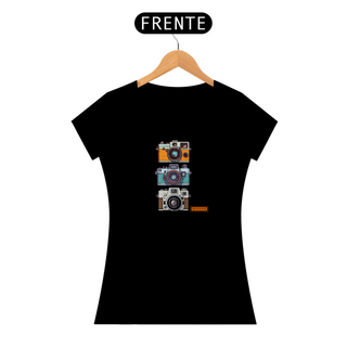 Camiseta Rafenni Quality Feminina - Câmeras Retro