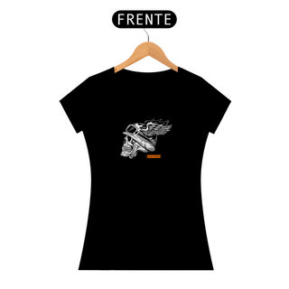 Camiseta Rafenni Quality Feminina - Caveira Alada
