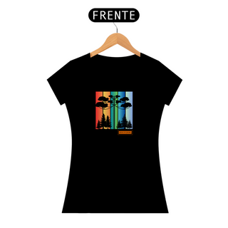 Camiseta Rafenni Quality Feminina - Floresta Colorida