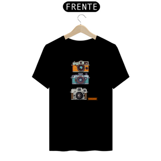 T-Shirt Classic Rafenni Unissex Câmeras Retro
