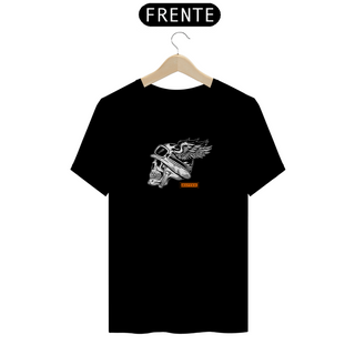 T-Shirt Classic Unissex Rafenni Caveira Alada