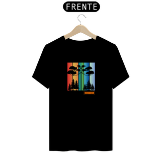 T-Shirt Classic Rafenni Unissex Floresta Colorida