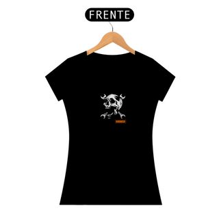 T-Shirt Quality Rafenni Feminina Caveira Mecânica