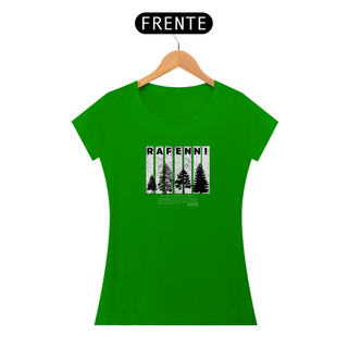 Nome do produtoT-Shirt Classic Rafenni Feminina Floresta Melhor do Paraná