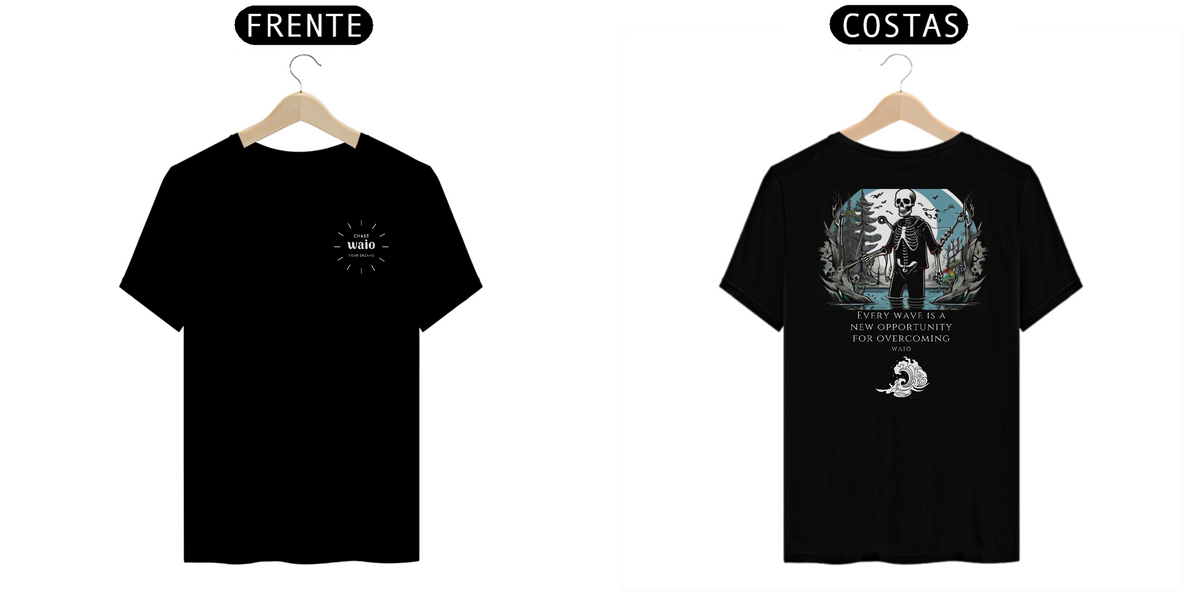 Nome do produto: Camiseta Waio - Skeleton Fishing