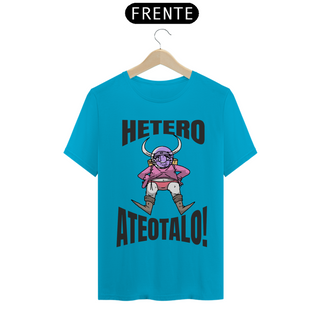 Nome do produtoCamisa Unissex - Hetero ateotalo