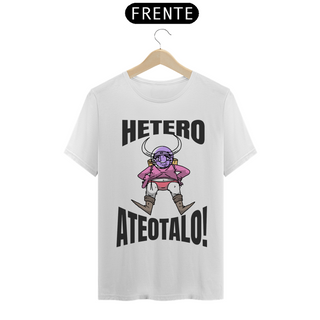 Nome do produtoCamisa Unissex - Hetero ateotalo