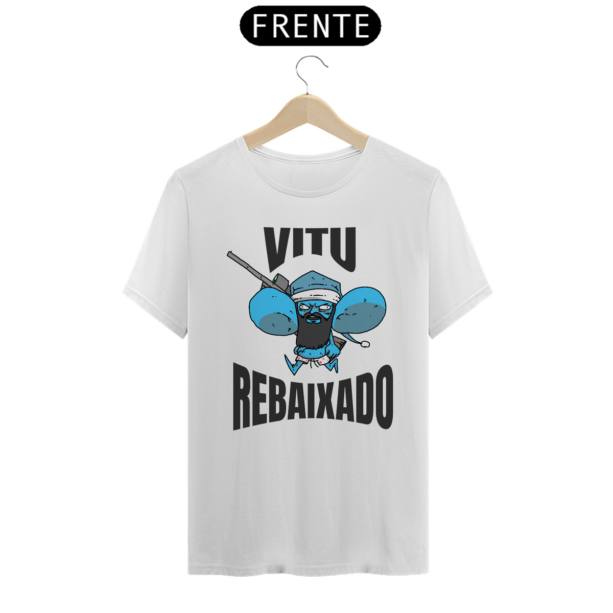 Nome do produto: Camisa Unissex - Vitu rebaixado - versão 2