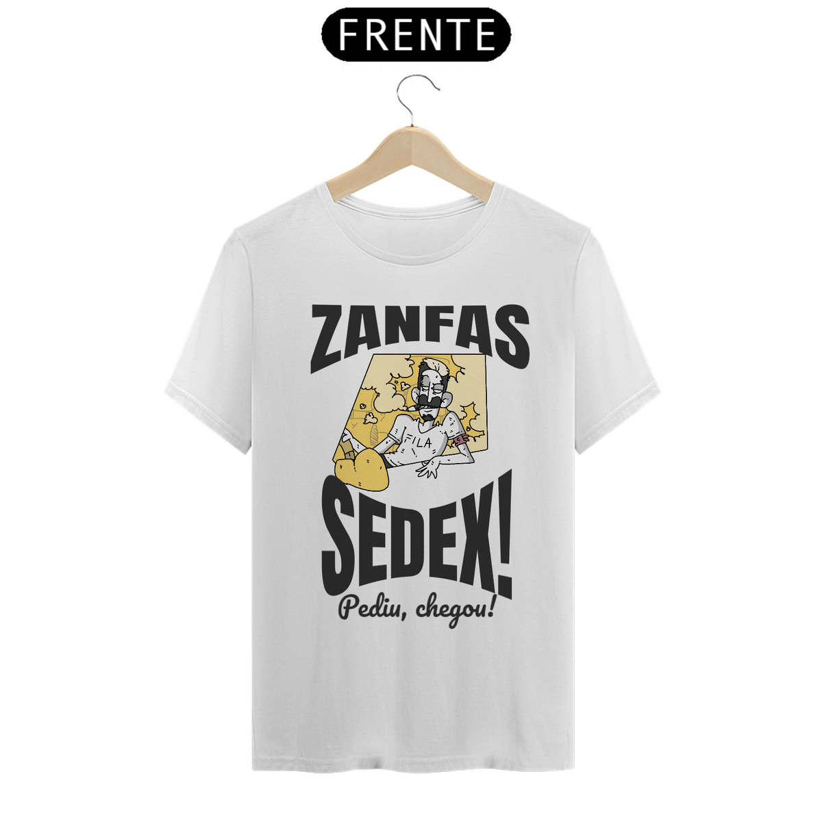 Nome do produto: Camisa Unissex - Zanfas Sedex