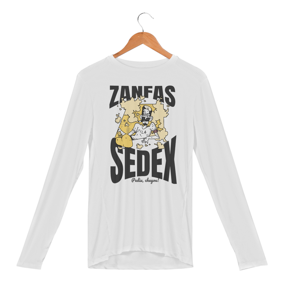 Nome do produto: Camisa manga longa - Zanfas Sedex - versão 2