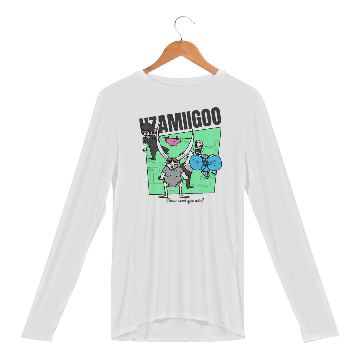 Nome do produto: Camisa manga longa - Uzamigo - versão 2