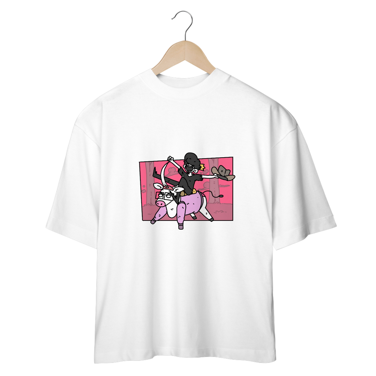 Nome do produto: Camiseta Oversized Unissex - Cowgorus