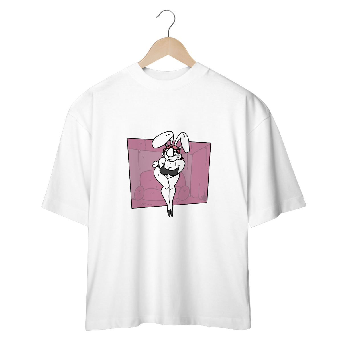 Nome do produto: Camiseta Oversized Unissex - Sexy - Versão 2