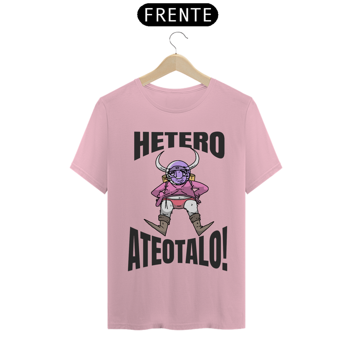 Nome do produto: Camisa Unissex - Hetero ateotalo