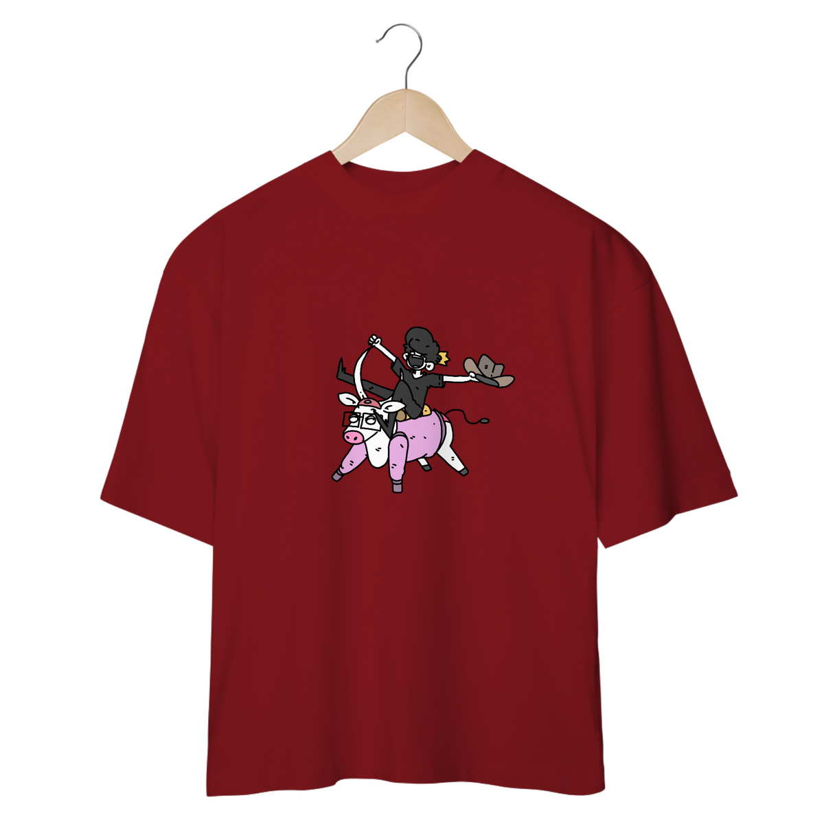 Nome do produto: Camiseta Oversized Unissex - Cowgorus - Versão 2