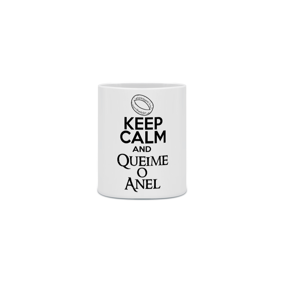 Nome do produto: Caneca - Keep Calm and Queime o Anel