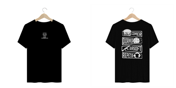 Camiseta T-Shirt Plus Size - Rotina Airsoft